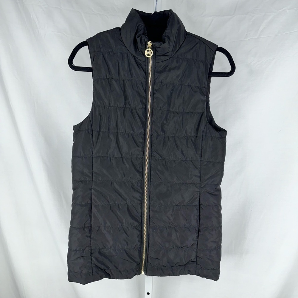 Michael Kors Black Puffer Vest Size S